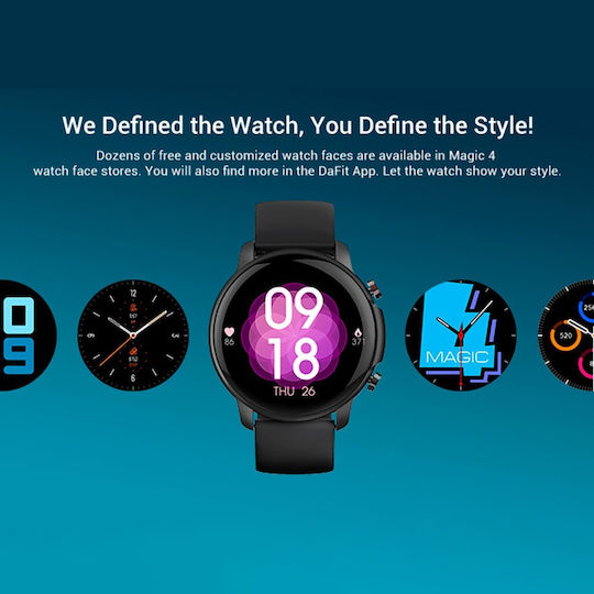 Kospet Magic 4 46mm Αδιάβροχο Smartwatch με Παλμογράφο (Ροζ)