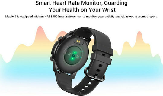 Kospet Magic 4 46mm Αδιάβροχο Smartwatch με Παλμογράφο (Ροζ)