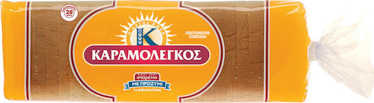 Καραμολέγκος Ψωμί του τοστ Σιταριού Φόρμα Τοστ Σταρένιο 680gr