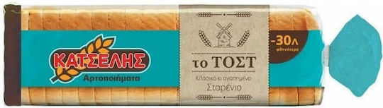 Katselis Toast Bread Wheat Toast Wheat Regular Slices 720gr