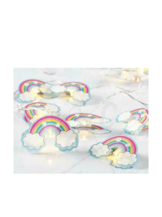 Aca Led Garland Plastic Kids Wall Light Rainbow