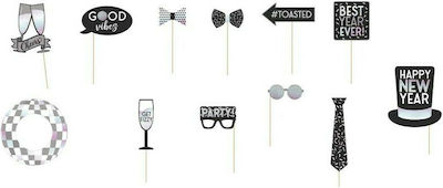 Amscan 104239 Photo Booth Prop Set of 10pcs