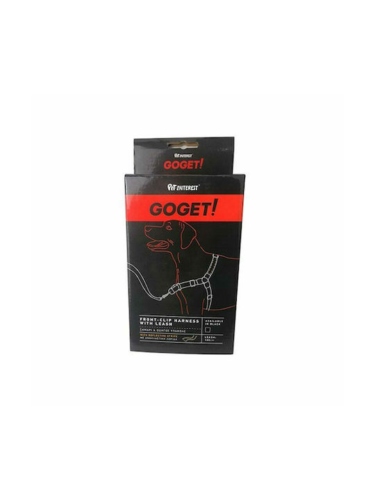 Pet Interest Hundegeschirr Ausbildung Go Get Training Schwarz Mittel 56-81cm 35601