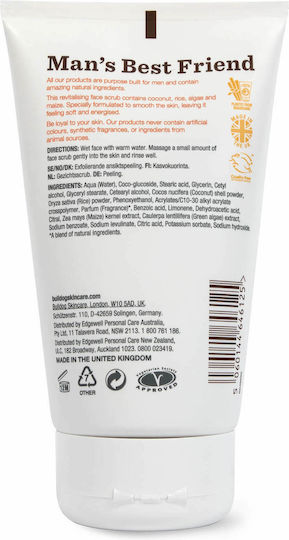 Bulldog Skincare Energising Κρέμα για Scrub Προσώπου 125ml