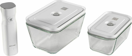Zwilling J.A. Henckels Fresh & Save Set Glass Lunch Boxes Transparent 28.3cm 2 Pieces