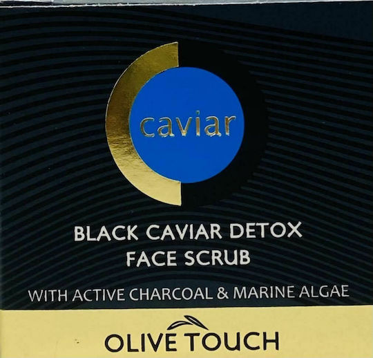 Olive Touch Black Caviar Detox Крем за Скраб за Лице 15ml