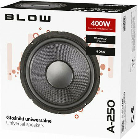 Blow Tieftöner Lautsprecher A-250 10" Widerstand 8Ω