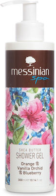 Messinian Spa Shower Gel Orange & Vanilla Orchid & Blueberry 300ml