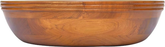 vidaXL Επικαθήμενος Νιπτήρας Ξύλινος 40x40cm Καφέ