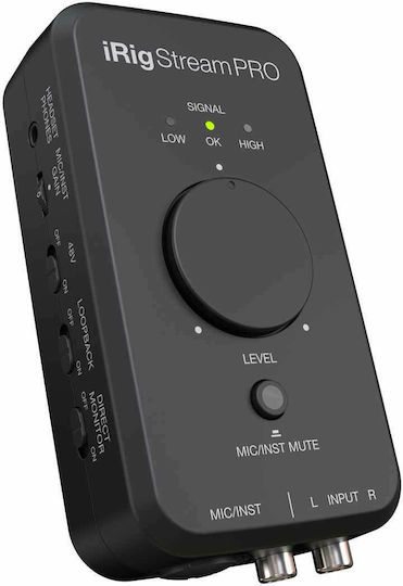 IK Multimedia IRig Stream Pro Εξωτερική Επαγγελματική Κάρτα Ήχου