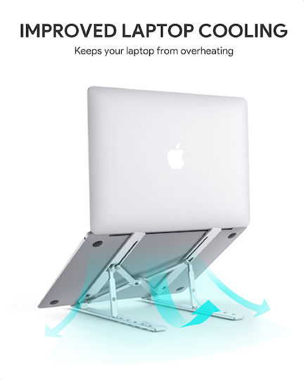 Aukey HD-LT07 Stand pentru Laptop până la 15.6" Argintiu