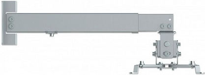 Manhattan Βάση Projector Τοίχου ICA-PM 16 με Μέγιστο Φορτίο 20kg Ασημί