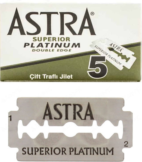 Astra Superior Platinum Double Edge Резервни остриета за чувствителна кожа 5бр