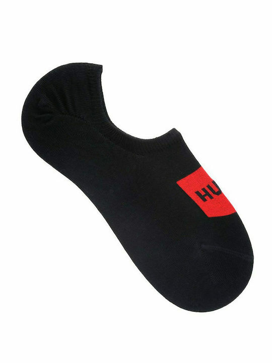 Hugo Label Cc Μονόχρωμες Κάλτσες Μαύρες 2Pack Hugo Label Cc Μονόχρωμες Κάλτσες Μαύρες 2Pack