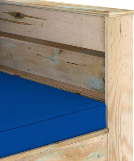 Garten- und Outdoor-Möbelsets für kleinen Raum 2 Stück Grün mit Kissen