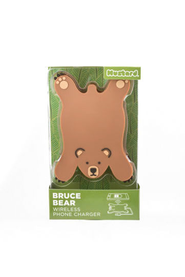Mustard Încărcător Wireless (Qi Pad) Maro (Bear)