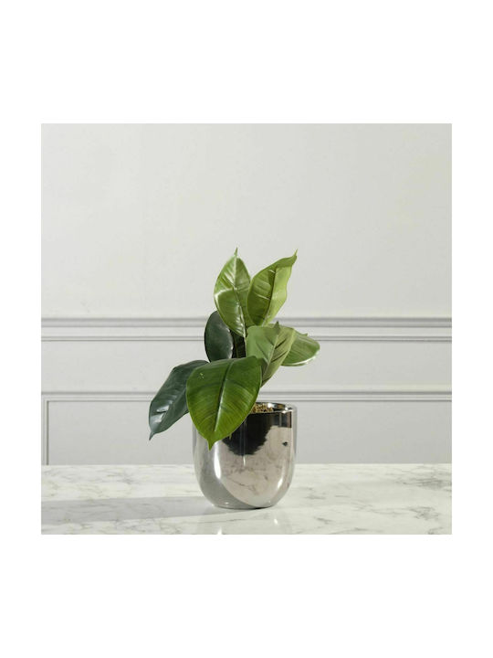Plantă Artificială în Ghiveci Mic Ficus Lyrata Green 30cm Supergreens