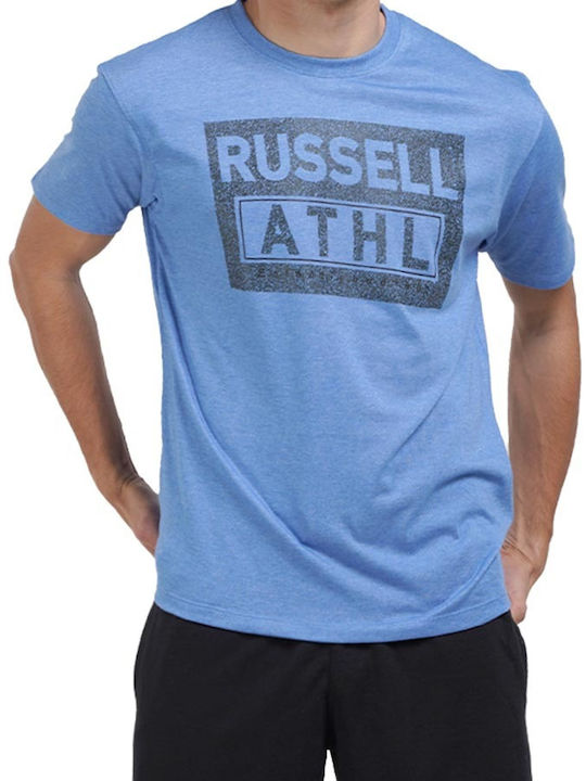 Russell Athletic T-shirt Bărbătesc cu Mânecă Scurtă Albastru deschis