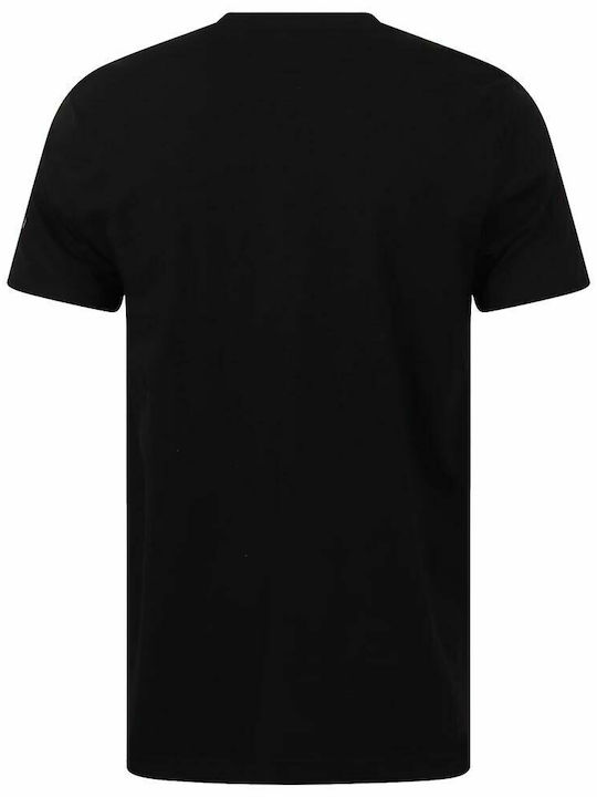 Basic Αθλητικό T-shirt Μαύρο