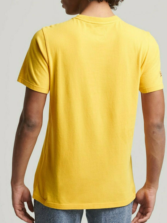 Superdry Men's Short Sleeve T-shirt Yellow