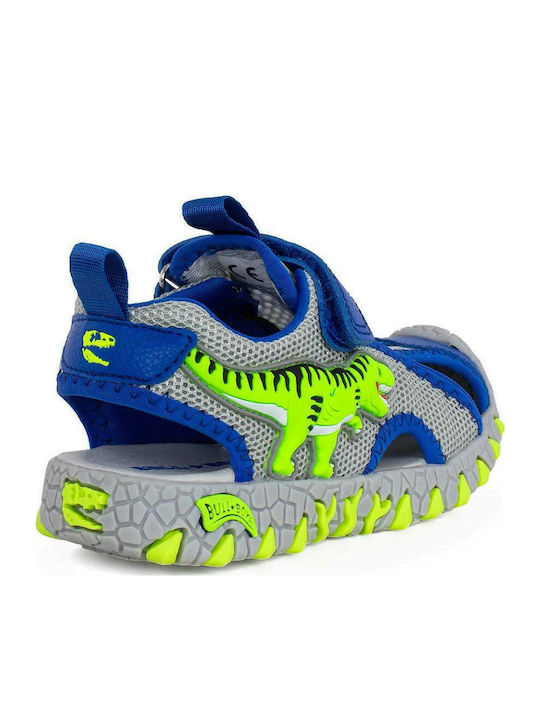 Kids' Sandals with Velcro & Lights Blue