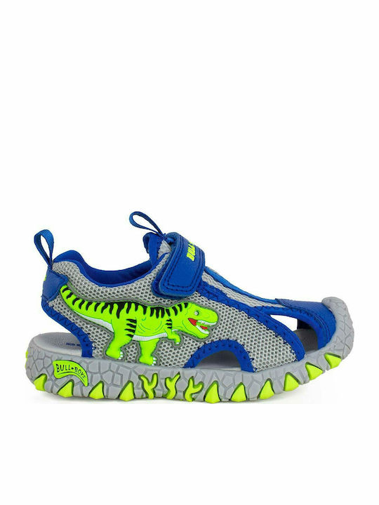 Kids' Sandals with Velcro & Lights Blue