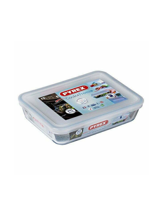 Pyrex Microwave Glass Lunch Box White 1500ml