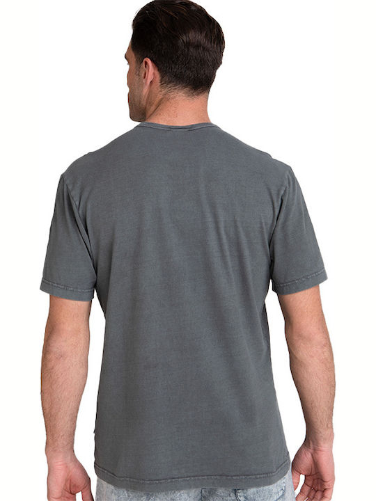 Franklin & Marshall Men's Short Sleeve T-shirt Gray