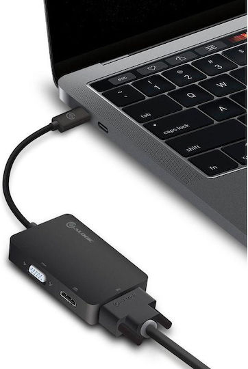 Alogic USB-C Docking Station cu HDMI 4K Negru (UCVGDVHD-ADP)