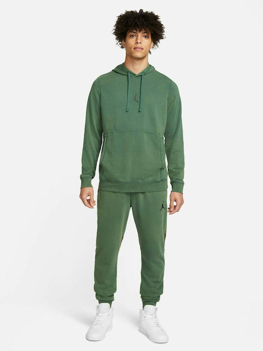 Jumpman Air Dri-Fit Sweatshirt with Hood Green