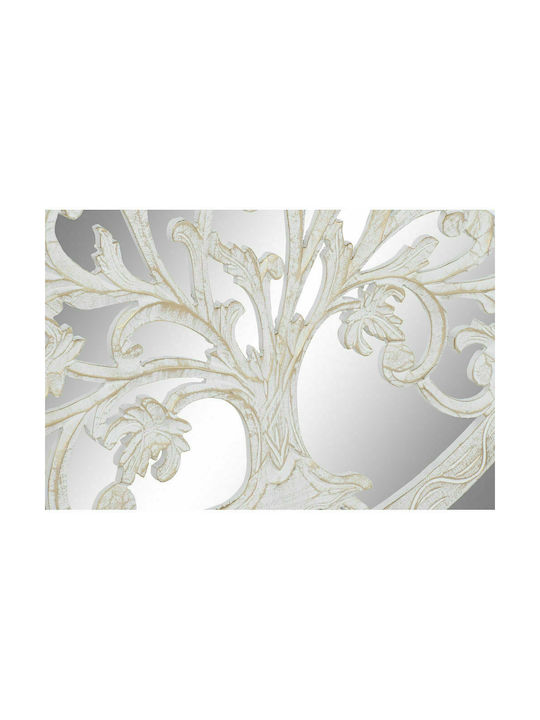 DKD Home Decor Decoratiune Perete din Lemn Δέντρο White 90x2x90cm 1pcs