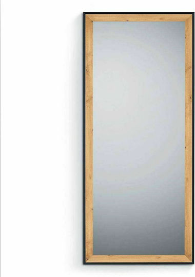 Mirrors & More Bianca Wandspiegel Ganzkörper mit Beige Hölzernes Rahmen 170x70cm 1Stück