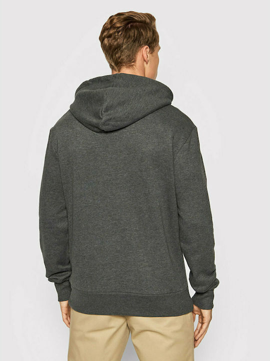 Superdry Shop Duo Men's Sweatshirt with Hood and Pockets Gray