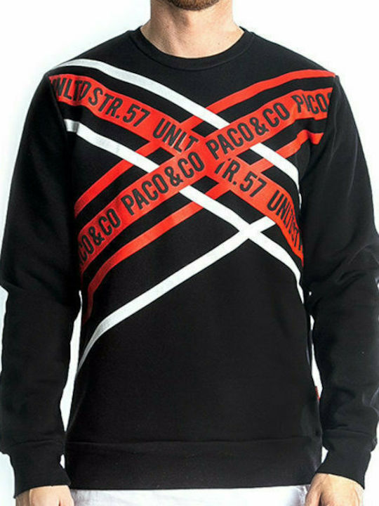 Paco & Co 95333 Men's Sweatshirt Black