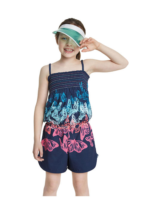Kids' Fabric Jumpsuit Shorts/Bermudas Jumpsuit Blue