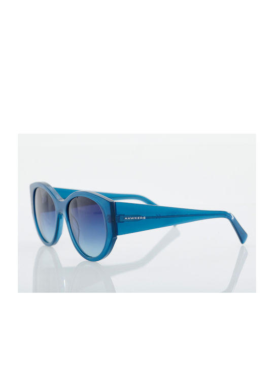 Hawkers Miranda Women's Sunglasses with Blue Acetate Frame and Blue Gradient Lenses Blue