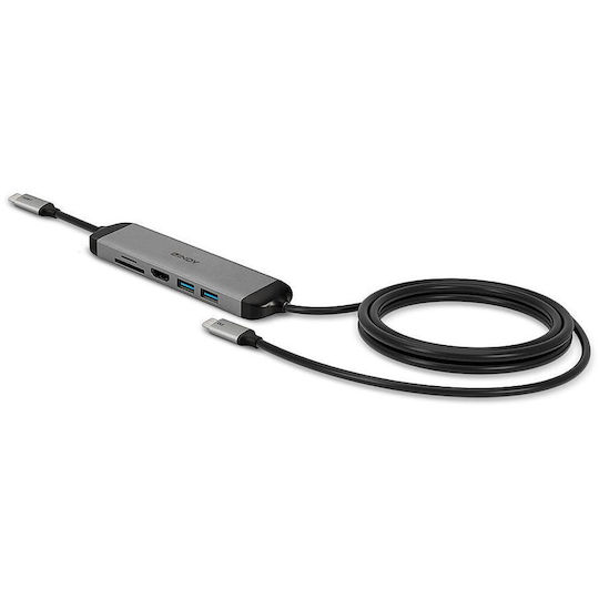 Lindy USB-C Докинг станция с HDMI 4K PD Сребрист (43326)