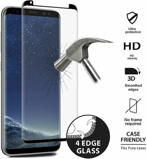 Puro Full Face Tempered Glass (Galaxy S8)