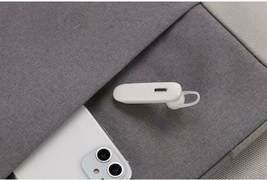 Foneng BL20 In-ear Bluetooth Handsfree Ακουστικό Λευκό