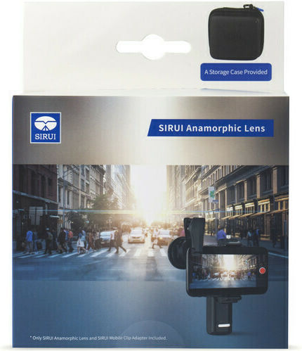 Sirui VD-01 Anamorphic Комплект Обективи за Камера на Мобилен Телефон Ultra Wide 1бр в Черен цвят