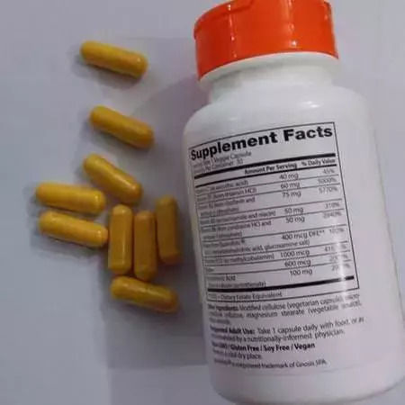 Doctor's Best Fully Active B Complex with Quatrefolic Βιταμίνη για Ενέργεια, Ενίσχυση του Ανοσοποιητικού & το Νευρικό Σύστημα 60 φυτικές κάψουλες