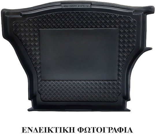 Pex Πατάκι Πορτμπαγκάζ Τύπου Σκαφάκι για Renault Clio 1998-2003 Μαύρο