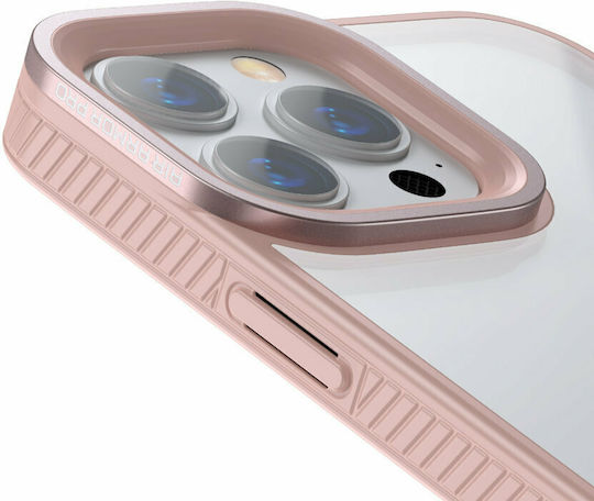 Baseus Umschlag Rückseite Silikon Transparent / Pink (iPhone 13 Pro)