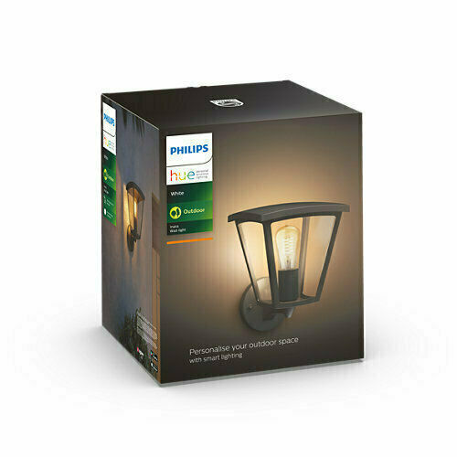 Philips Inara Hue Wandmontierte Außen-Laterne E27 IP44 27.7x25.6x21.9εκ.