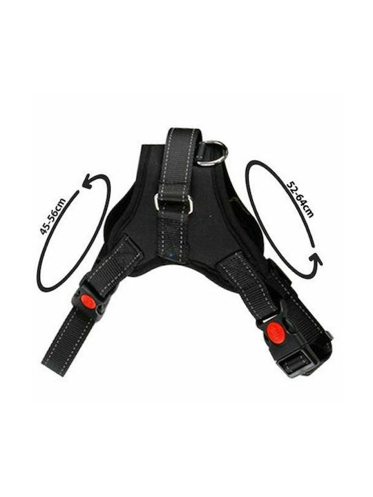 Purlov Dog Harness Vest Black Medium 52-64cm 16151