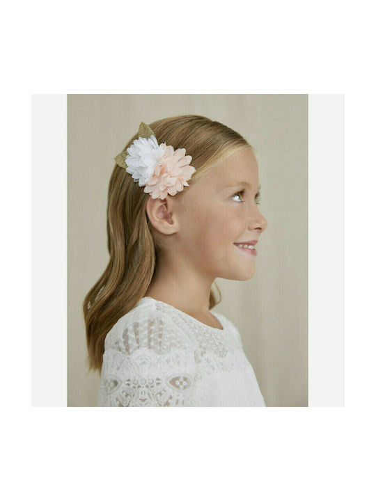 Abel & Lula Λουλουδάκια Kids Hair Clip Flower in Pink Color