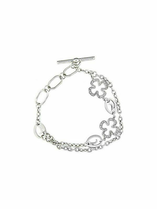 Folli Follie Bracelet Chain with Cross design made of Steel