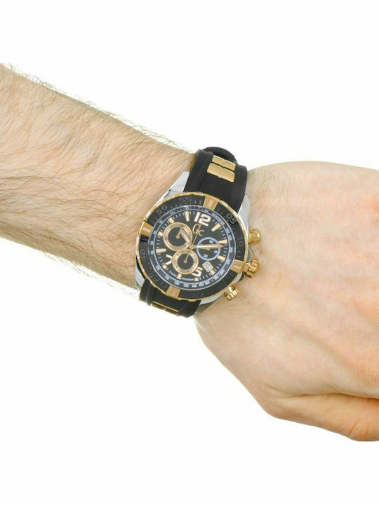 GC Watches Ρολόι Μπαταρίας με Καουτσούκ Λουράκι