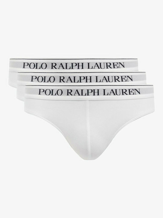 Ralph Lauren Herren Slips Weiß 3Packung