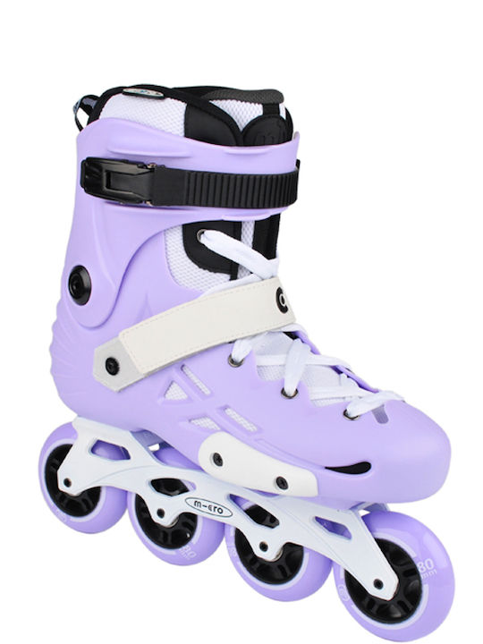 Micro MT4 Lava Adult/Kids Adjustable Inline Rollers Purple